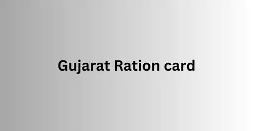 Gujarat Ration card