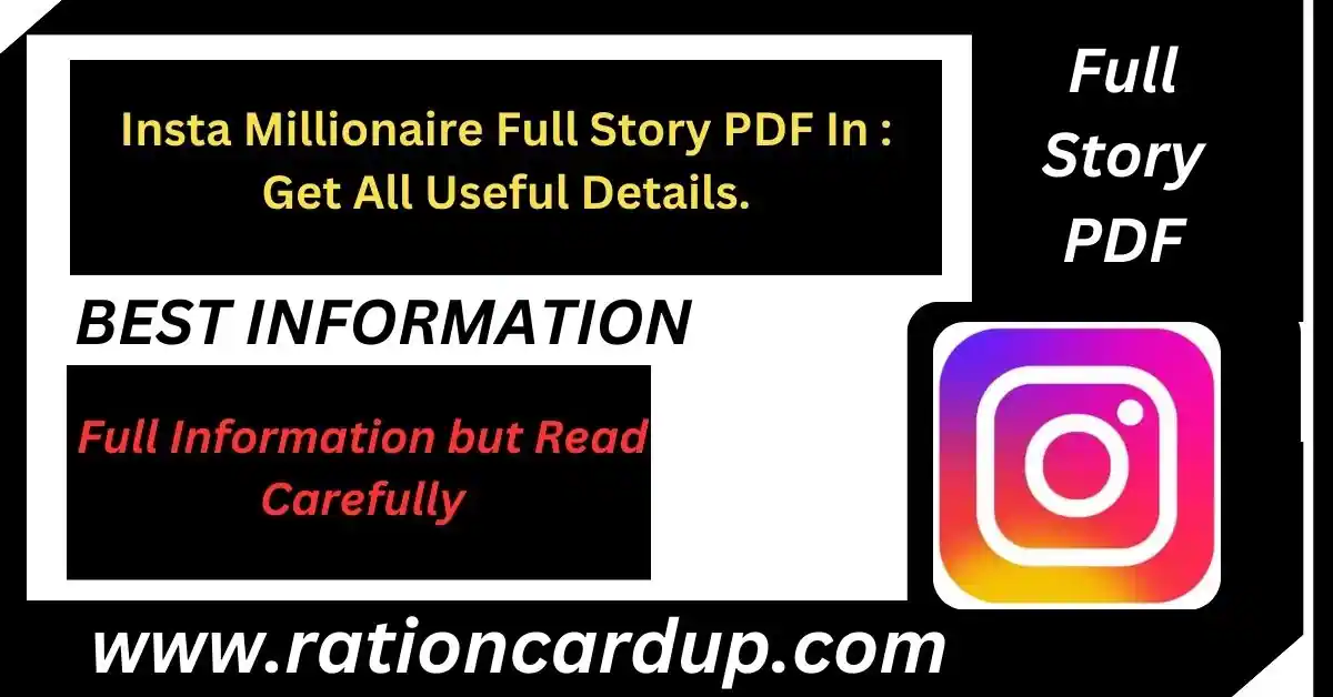 Insta Millionaire Full Story PDF